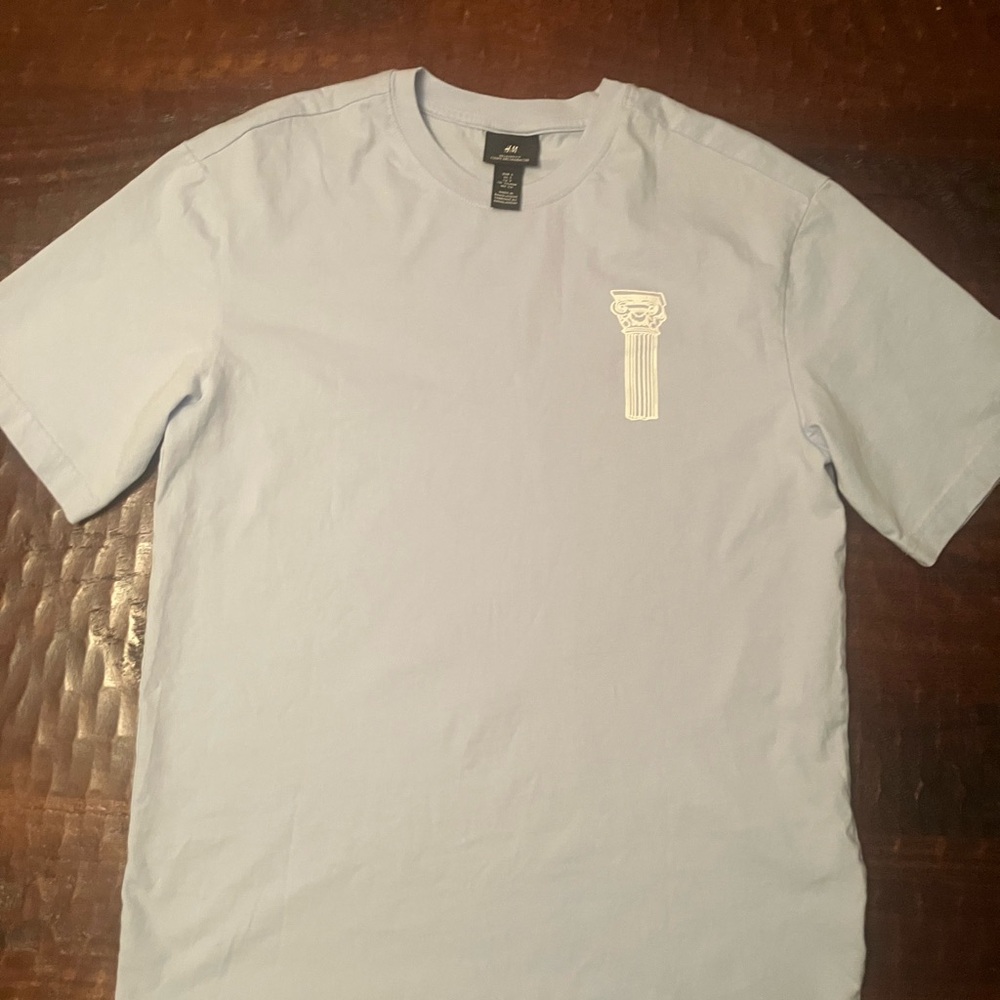 H&M Light Blue Men's T-Shirt